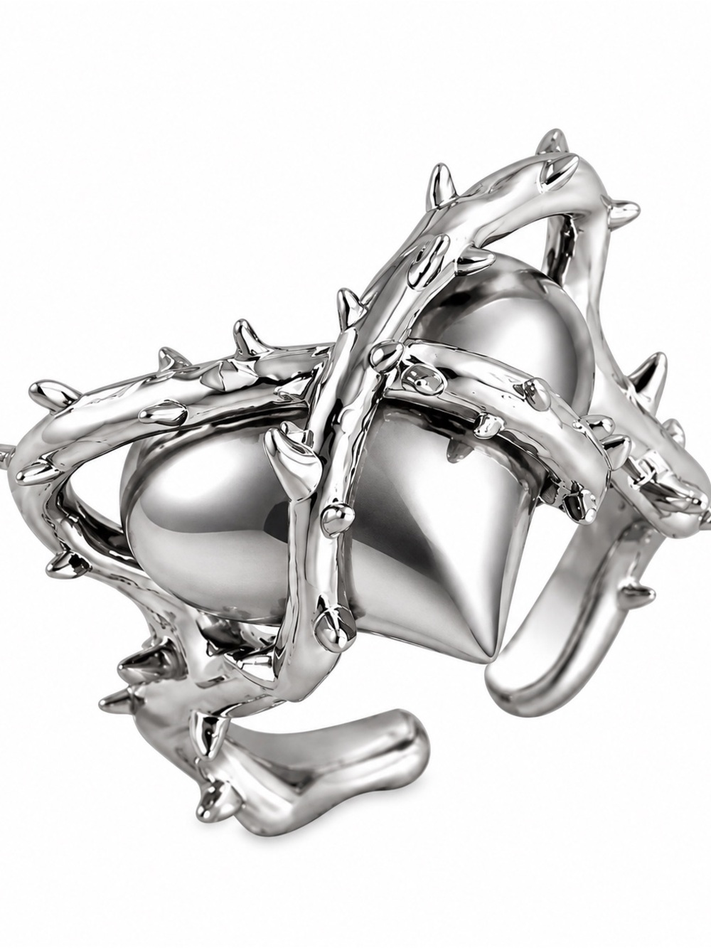 Videmus Omnia Tainted Heart Thorn Ring